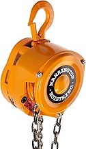 Harrington CF Hand Chain Hoist, Hook Mount, 1/2 Ton Capacity, 20' Lift, 12.8" Headroom, 1.1" Hook Opening
