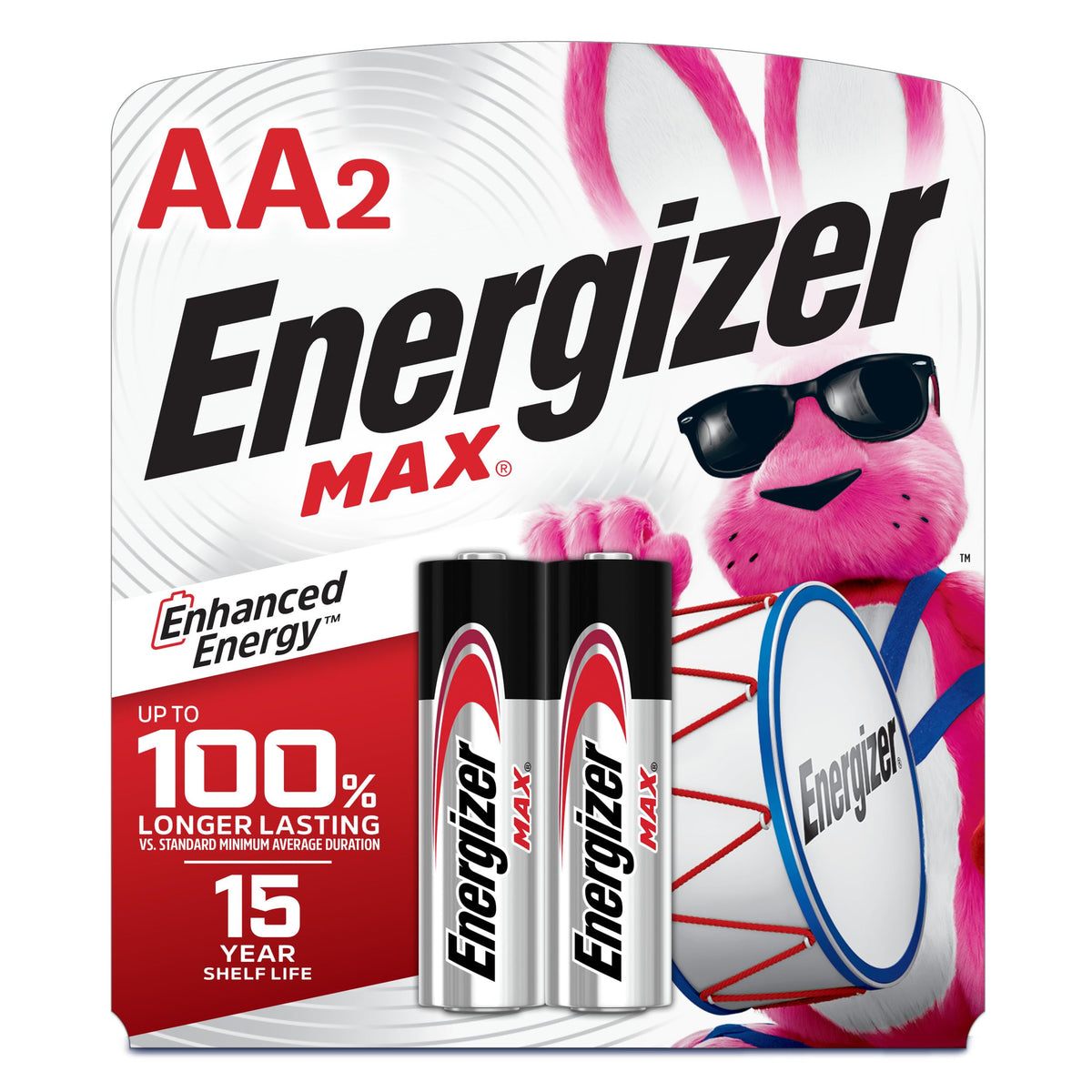 Energizer SILVER / 2 Count (Pack of 1) / AA AA