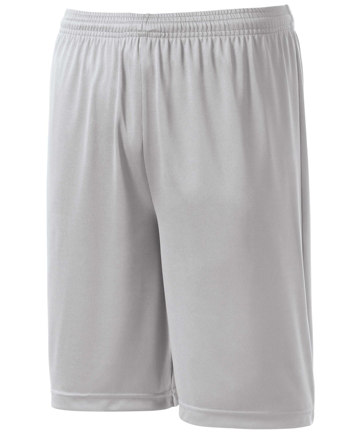 Unisex PosiCharge Competitor Short by SPORT-TEK – Medium, Polyester, Silver, Model 610163