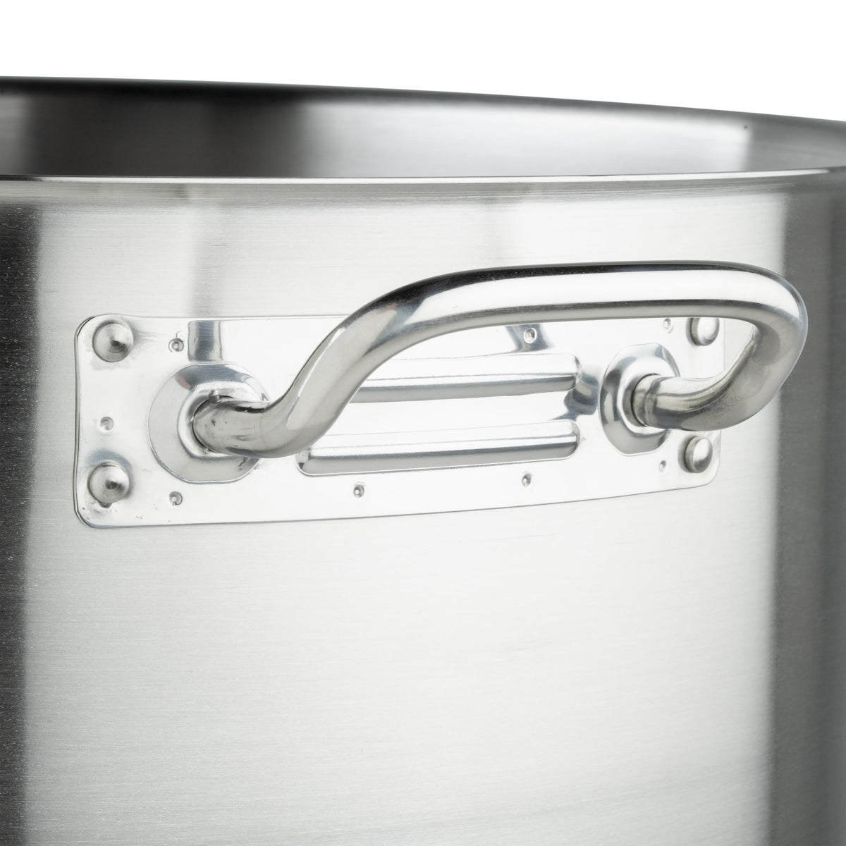 Silver 80 qt Stainless Steel Stock Pot with Cover by Winco – 80 Quarts, Stainless Steel, Silver, Model SST-80