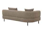 Plume - Modern Brown Fabric Sectional Sofa by Limari Home – Fabric, Brown, Model LIM-83146