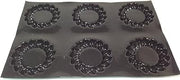 Sasa Demarle FP 01179 St Honore Crown Molds Flexipan, 6 Cavities, 26" Length, 18" Width, 1.5" Height
