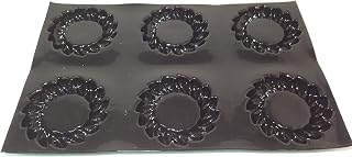 Sasa Demarle FP 01179 St Honore Crown Molds Flexipan, 6 Cavities, 26" Length, 18" Width, 1.5" Height