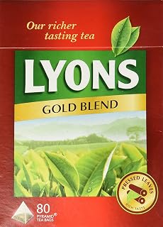 Lyons Gold Blend Tea. 3 Pack X 80 Bags