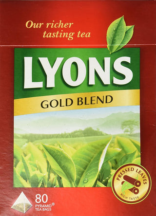 Gold Blend Tea. 3 Pack X 80 Bags by Lyons – 80 Count (Pack of 3), Pack of 3