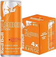 Red Bull Energy Drink, Strawberry Apricot, Amber Edition