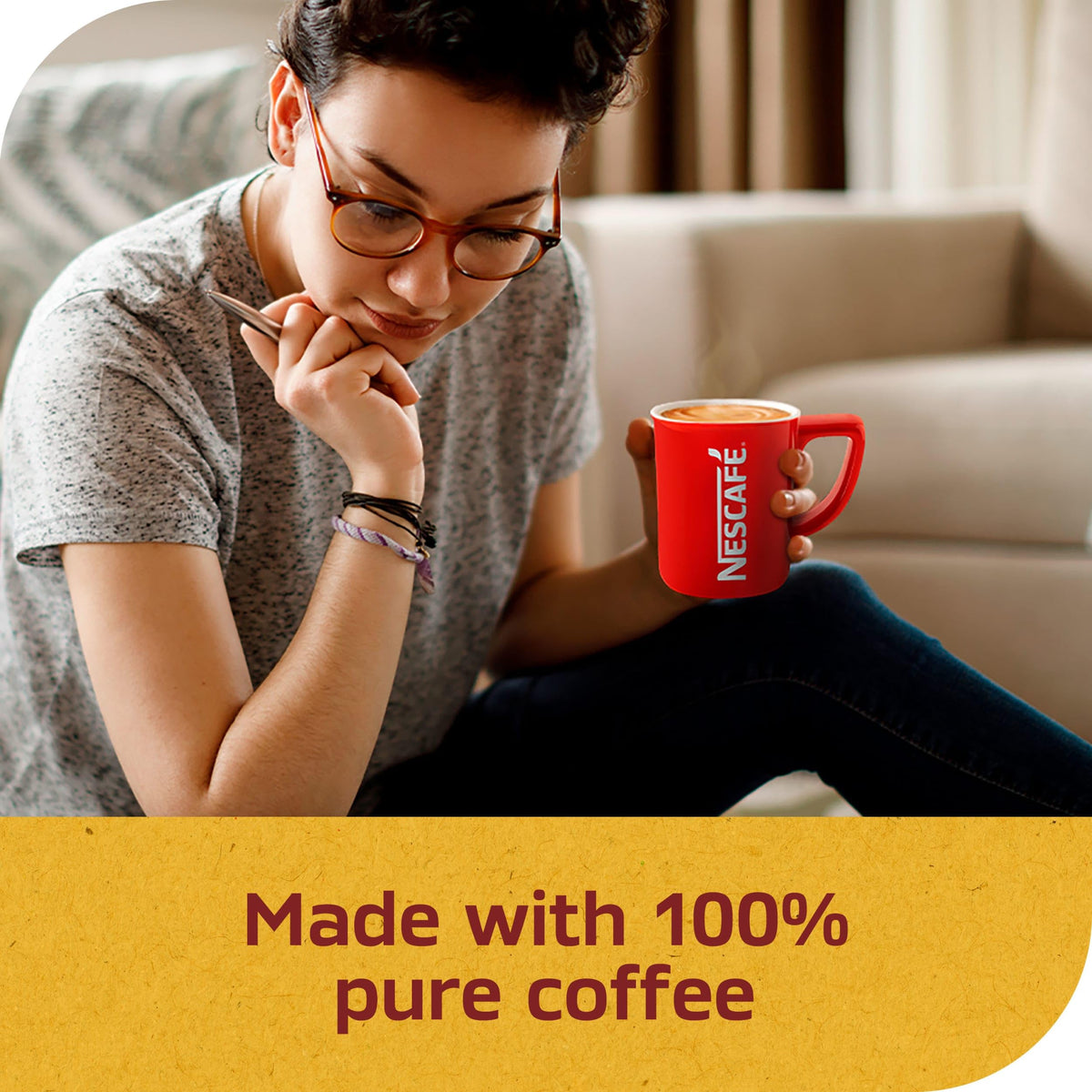 Nescafé Instant Flavored Coffee by Nescafe – 6 Ounce (Pack of 1)