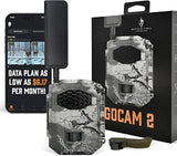 GoCam2 Cellular, APP Control Trail Camera, 4G LTE, 1080P Video, FHD Photos, No Glow, Night Vision, Motion Activated, IP65 Water Resistant (Spartan Areus, Verizon)