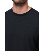 Men's Cloud Waffle Crew Black L by TravisMathew – Large, Polyester, Black, Model 1MW447