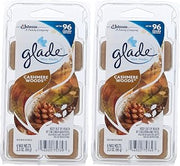 (2 Pack) Glade Limited Edition - Cashmere Woods - Wax Melts, 6 each