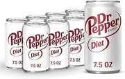 Diet Dr Pepper Soda, 7.5 fl oz cans, 8 pack