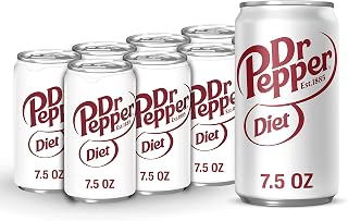 Diet Dr Pepper Soda, 7.5 fl oz cans, 8 pack