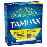 Regular Flushable by Tampax – Cardboard, Model 646350