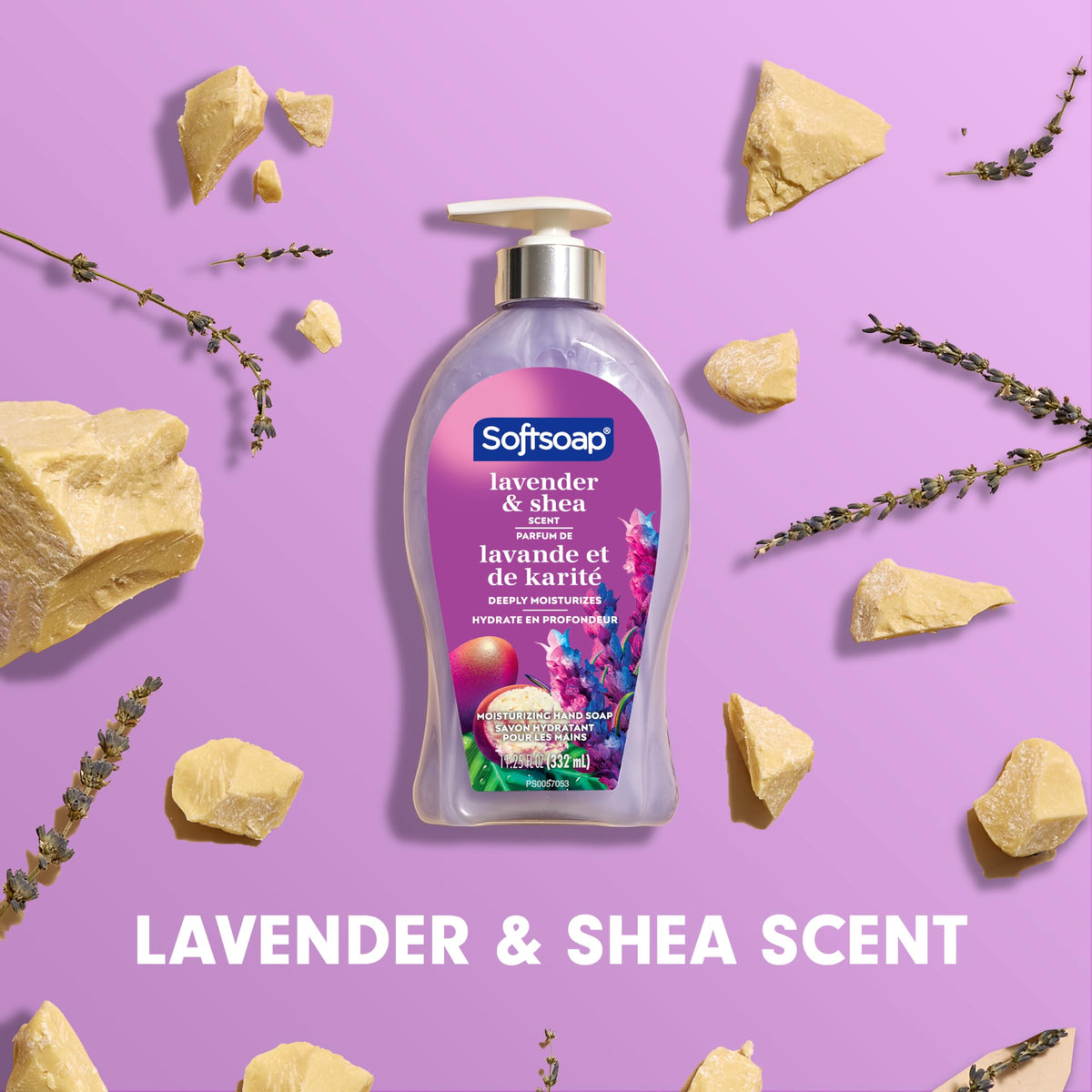Softsoap Lavender & Shea Butter / 11.25 Fl Oz (Pack of 12) / Púrpura Hand Wash