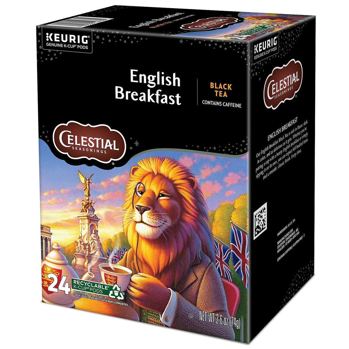 Celestial Seasonings 24 Count (Pack of 4) / black / 4 Black