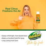 Aroma Eliminator Set by OdoBan – 69 Fl Oz (Pack of 2), Orange, Pack of 2, Model BND03455