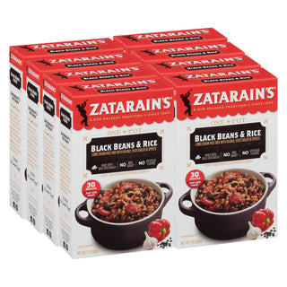 Black Beans & Rice by Zatarain's – 7 Ounce (Pack of 8), Pack of 8