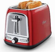 Oster 2-Slice Toaster with Advanced Toast Technology Candy Apple Red