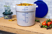 Carlisle FoodService Products 18 Quart (Pack of 6) / 6 / White Storage & Transport
