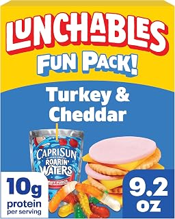 Lunchables Turkey & Cheddar Capri Sun Roarin', 3.2 oz & 6 fl oz Pkg