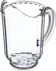 Carlisle FoodService Products Clear / 60 Ounces (Pack of 6) / SAN Jugs