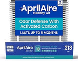 213CBN Replacement Filter for AprilAire Whole House Air Purifiers - MERV 13 with Carbon, Healthy Home Allergy + Odor Reduction, 20x25x4 Air Filter (Pack of 2)