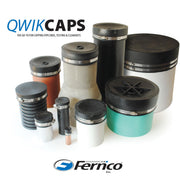 6-in. Pipe Cap - Qwik Cap by Fernco – 6 Inch, Polyvinyl Chloride, Black, Model PQC-106