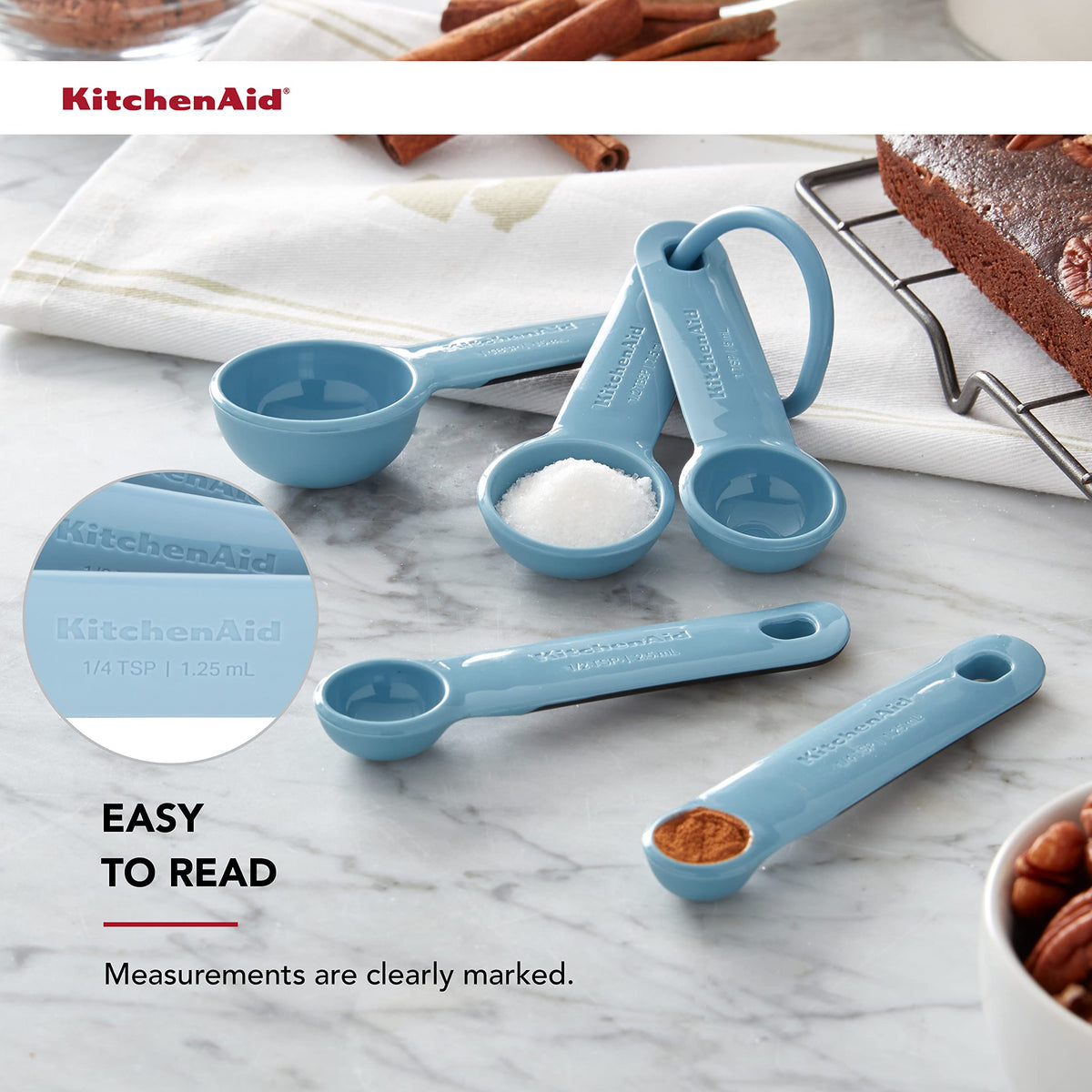 KitchenAid Blue Velvet / Spoons / 5-Piece Spoons