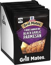 McCormick Grill Mates Black Garlic Parmesan 3-In-1 Seasoning Mix, 1 oz (Pack of 12)