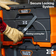 KLEIN TOOLS 3-Drawer / Orange / 50.0 pounds Tool Boxes