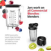 90 oz WildSide Jar by Blendtec – 3 quart, 90.0 fluid_ounces, Copolyester, Clear