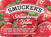 Smucker's Strawberry Jam, 1/2 oz Plastic Portion Control Cup, 200 Count Case