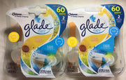 4 PLUGINS SCENTED OIL REFILLS 2 CLEAN LINEN / 2 SUNNY DAYS SEALED PACKS by Glade – Blue, Pack of 4, Model 70500