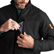 Men's Insulated Quilted Work Jacket by Red Kap – Cotton, Obsidian, Model F4CPBD RG XXL