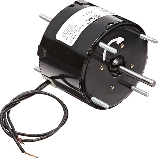 Fasco D402 3.3" Frame Totally Enclosed Shaded Pole General Purpose Motor with Sleeve Bearing, 1/60HP, 3000rpm, 115V, 60Hz, 0.75 amps, CW Rotation