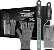Microplane Gourmet Kitchen Grater, 335x160x39mm, Black