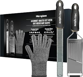 Microplane Gourmet Kitchen Grater, 335x160x39mm, Black