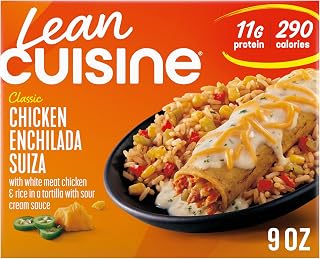 Lean Cuisine Classic Chicken Enchilada Suiza, Frozen Lunch, Frozen Individual Meals 9 oz