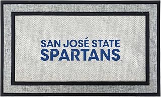 San Jose State Spartans Logo Doormat, Nonslip, Indoor Outdoor, 18 x 30 Inch