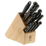 ZWILLING Gourmet 14-pc Knife Block Set by HENCKELS – 14-pc, Stainless Steel, Black, Pack of 14, Model 36131-006