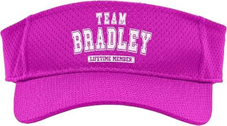 Team Bradley Lifetime Member Family Last Name Sport Sun Visor