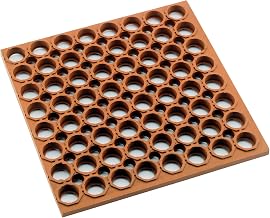 Winco 3' x 5' Red Anti-Fatigue Mat, Rolled | Anti-fatigue cushioning, Straight edges prevent curling