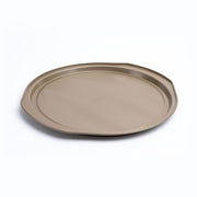 Steel Pizza Pan 14x13x0. by Cuisipro – 14x13x0.5", 1 quarts, Carbon Steel, Silver, Model 746274