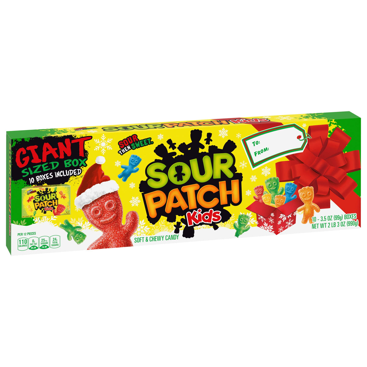 Sour Patch Kids Mixed-Fruit / 3.5 oz (Pack of 10) / Multicolor Sour Candy