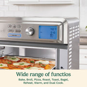 Air Fryer Toaster Oven by Cuisinart – 0.6 cu ft. interior, 0.6 cubic_feet, Alloy Steel, Silver, Model TOA--65