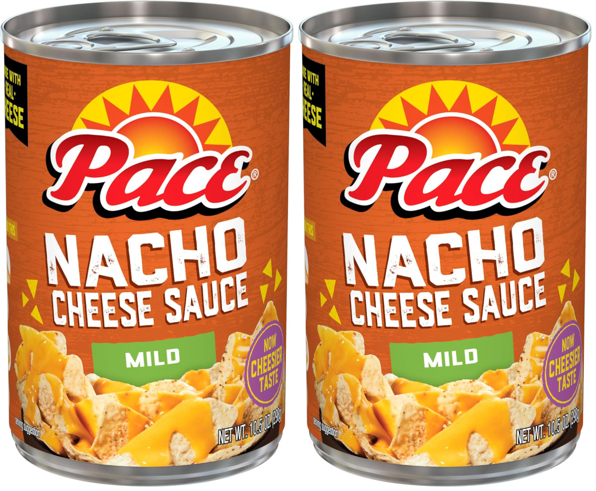 Mild Nacho Cheese Sauce by Pace – 10.5 Ounce (Pack of 2), Mild Cheese, Pack of 2, Model 200650028513