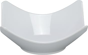 Yanco RM-506 Rome 6.25" Square Salad Bowl, 12 oz Capacity, Melamine, White Color, Pack of 48