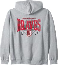 Bradley University Braves Heritage Block Letter Zip Hoodie