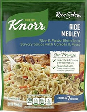 Knorr Rice Sides For a Tasty Rice Side Dish Rice Medley No Artificial Flavors, No Preservatives, No Added MSG 5.6 oz