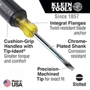 KLEIN TOOLS 5-Piece Screwdriver Set / One Size / Multi Screwdriver Sets